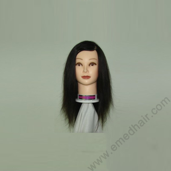 human hair training mannequin head